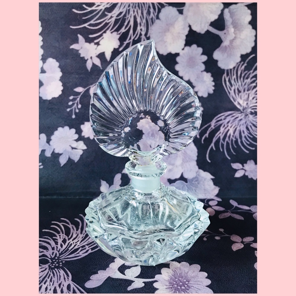 Vintage Lead Crystal Perfume Bottle